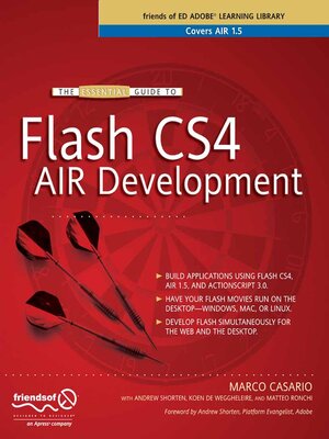 cover image of The Essential Guide to Flash CS4 AIR Development